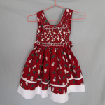 Robe à smocks, taille 1 an