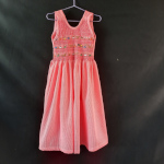 Robe à smocks, taille 8 ans
