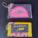 Pochette en Raphia et Wax - lot de 2