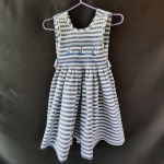 Robe à smocks, taille 2 ans
