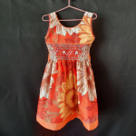 Robe à smocks, taille 4 ans