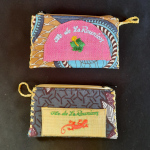 Pochette en Raphia et Wax - lot de 2