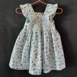 Robe à smocks, taille 1 an
