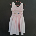 Robe à smocks, taille 4 ans