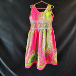 Robe à smocks, taille 8 ans