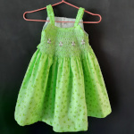 Robe à smocks, taille 1 an