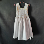 Robe à smocks, taille 6 ans