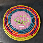 Dessous de plat en raphia