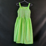 Robe à smocks, taille 8 ans