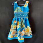 Robe à smocks, taille 4 ans